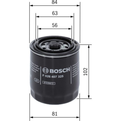 Ölfilter F 026 407 325 Ölfilter F 026 407 325