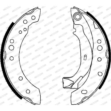 Ferodo Bremsbackensatz PREMIER FSB626 Ferodo Bremsbackensatz PREMIER FSB626