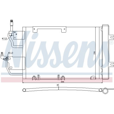 Nissens Kondensator, Klimaanlage FIRST FIT 940052 Nissens Kondensator, Klimaanlage FIRST FIT 940052