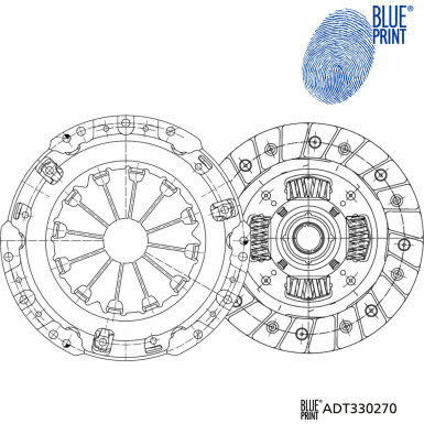 Blue Print Kupplungssatz ADT330270