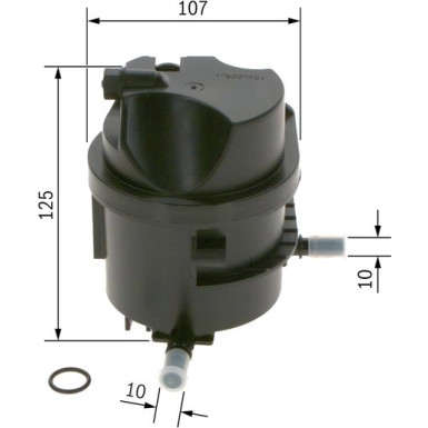 BOSCH Kraftstofffilter 0 450 907 007 BOSCH Kraftstofffilter 0 450 907 007