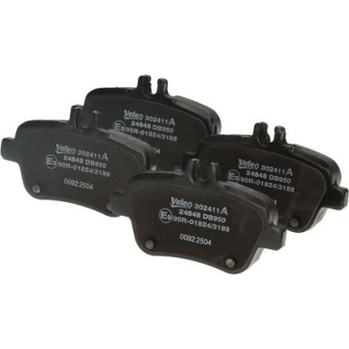 Valeo Bremsbelagsatz, Scheibenbremse EXPERT 302411A Valeo Bremsbelagsatz, Scheibenbremse EXPERT 302411A