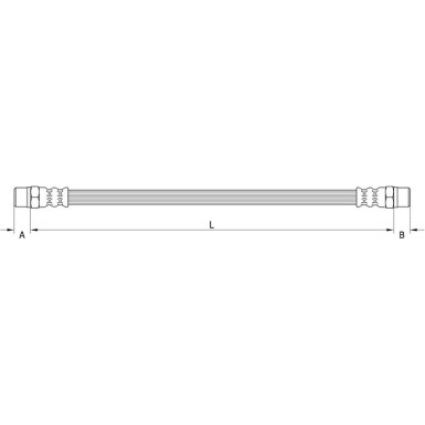 Metzger Bremsschlauch 4110899