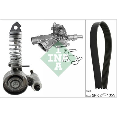 Wasserpumpe + Keilrippenriemensatz 529 0297 30 Wasserpumpe + Keilrippenriemensatz 529 0297 30