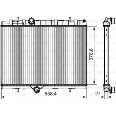 Kühler, Motorkühlung 735630 Kühler, Motorkühlung 735630