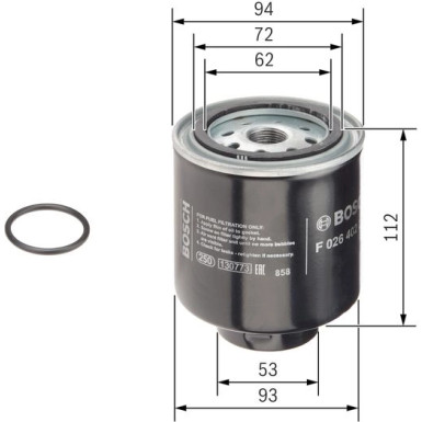 Kraftstofffilter F 026 402 223 Kraftstofffilter F 026 402 223