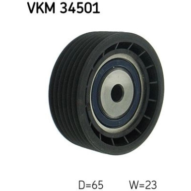 SKF Umlenk-/Führungsrolle, Keilrippenriemen VKM 34501