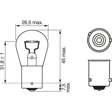 Glühlampe 1 987 302 703 Glühlampe 1 987 302 703