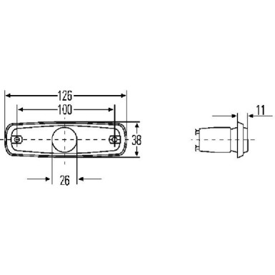 Hella Positionsleuchte 2PF 962 964-071