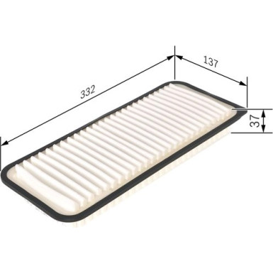 BOSCH F 026 400 154 Luftfilter BOSCH F 026 400 154 Luftfilter