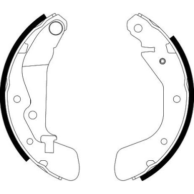 Bremsbackensatz 8DB 355 002-791