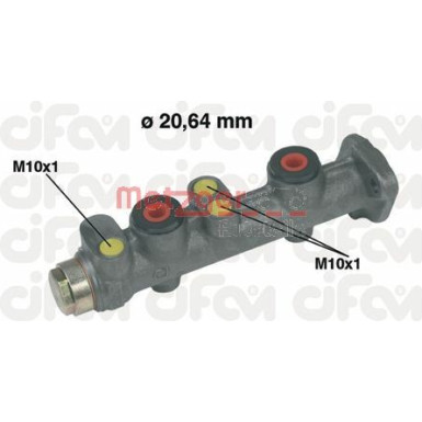 Metzger Hauptbremszylinder CIFAM 202-066