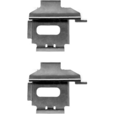 Hella Zubehörsatz, Scheibenbremsbelag 8DZ 355 203-521