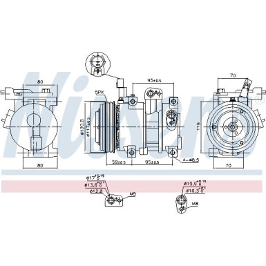 Kompressor, Klimaanlage 890683 Kompressor, Klimaanlage 890683