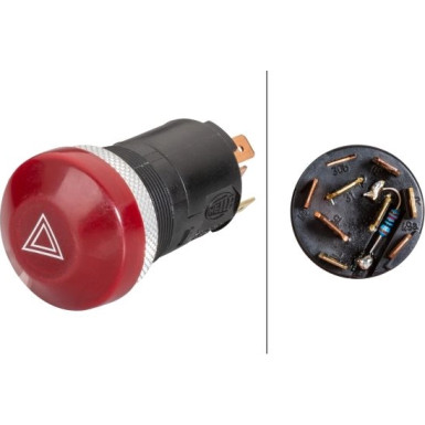 Hella Warnblinkschalter 6HF 003 916-031