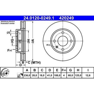 Bremsscheibe 24.0120-0249.1