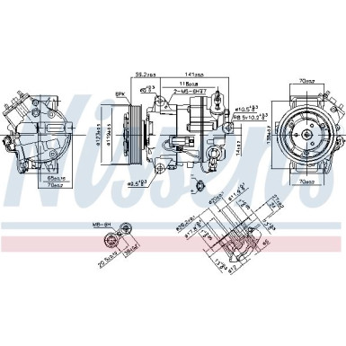 Kompressor, Klimaanlage 890264 Kompressor, Klimaanlage 890264