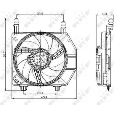Lüfter, Motorkühlung 47077 Lüfter, Motorkühlung 47077
