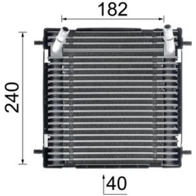 Mahle Ölkühler, Motoröl BEHR Premium Line CLC 289 000P