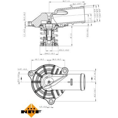 NRF Thermostat, Kühlmittel EASY FIT 725223 NRF Thermostat, Kühlmittel EASY FIT 725223