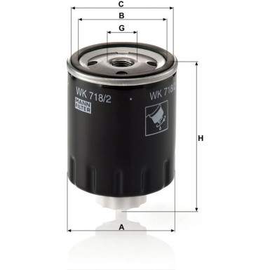 Kraftstofffilter WK 718/2