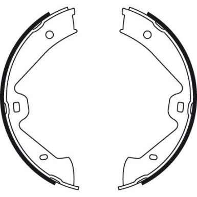 TRW Bremsbackensatz, Feststellbremse GS8776 TRW Bremsbackensatz, Feststellbremse GS8776