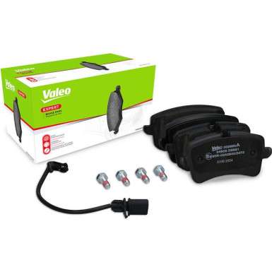 Valeo Bremsbelagsatz, Scheibenbremse EXPERT 302680A Valeo Bremsbelagsatz, Scheibenbremse EXPERT 302680A