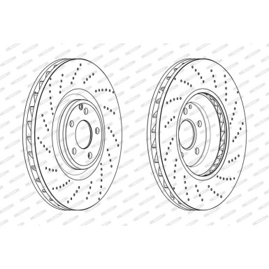 Bremsscheibe DDF2610C-1 Bremsscheibe DDF2610C-1