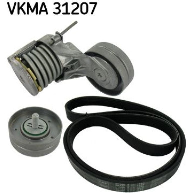 SKF Keilrippenriemensatz VKMA 31207