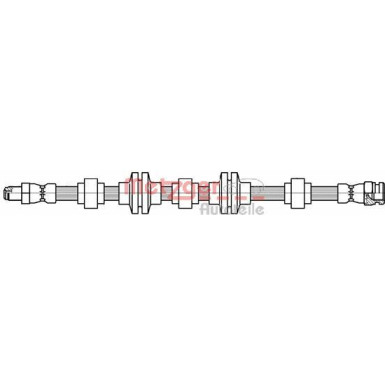 Metzger Bremsschlauch 4118438