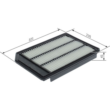 BOSCH F 026 400 419 Luftfilter BOSCH F 026 400 419 Luftfilter