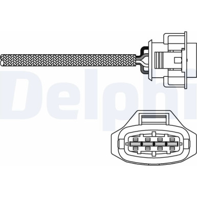 Delphi Lambdasonde ES10790-12B1