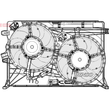 Denso Lüfter, Motorkühlung DER09075