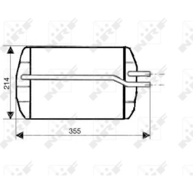 NRF Wärmetauscher, Innenraumheizung 53633 NRF Wärmetauscher, Innenraumheizung 53633