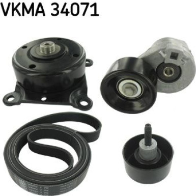 SKF Keilrippenriemensatz VKMA 34071