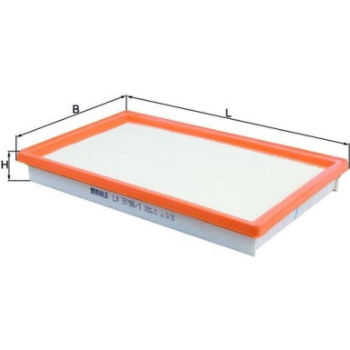 Knecht Luftfilter LX 3196/1