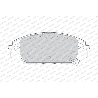 Ferodo Bremsbelagsatz, Scheibenbremse PREMIER ECO FRICTION FDB1444
