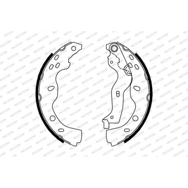 Bremsbackensatz FSB691 Bremsbackensatz FSB691