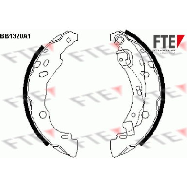 FTE Bremsbackensatz 9100081 FTE Bremsbackensatz 9100081