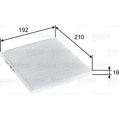 Valeo Filter, Innenraumluft VALEO ESSENTIAL 715807