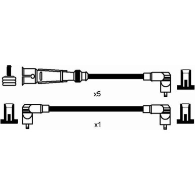 NGK Zündleitungssatz 0516
