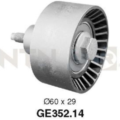 NTN-SNR Umlenk-/Führungsrolle, Zahnriemen GE352.14