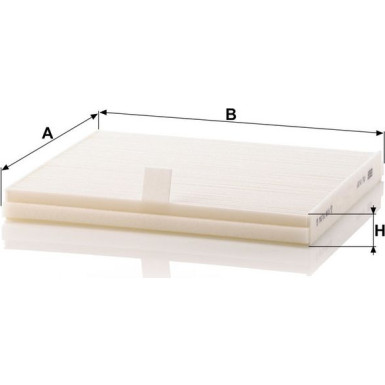 MANN-FILTER CU 2137 Innenraumfilter, Partikelfilter MANN-FILTER CU 2137 Innenraumfilter, Partikelfilter