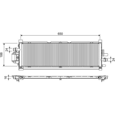 Kühler, Motorkühlung 701298 Kühler, Motorkühlung 701298