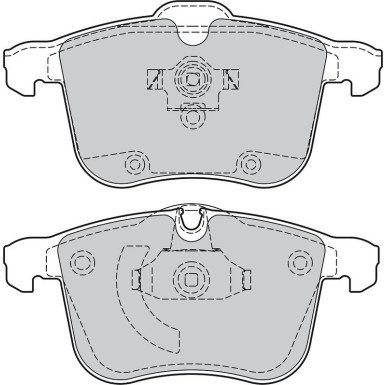 Valeo Bremsbelagsatz, Scheibenbremse 598808 Valeo Bremsbelagsatz, Scheibenbremse 598808