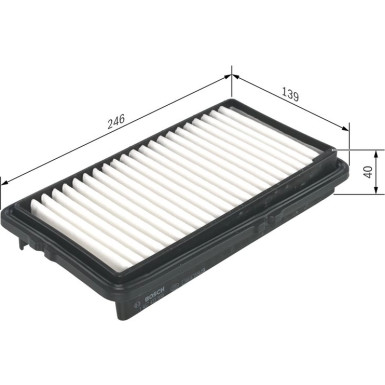 BOSCH 1 457 433 950 Luftfilter BOSCH 1 457 433 950 Luftfilter