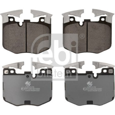 FEBI BILSTEIN 116430 Bremsbeläge Vorderachse, für Verschleißwarnanzeiger vorbereitet