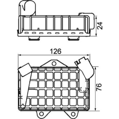 Mahle Ölkühler, Motoröl BEHR Premium Line CLC 34 000P