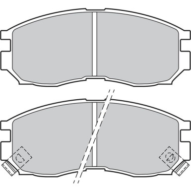 Valeo Bremsbelagsatz, Scheibenbremse 598625 Valeo Bremsbelagsatz, Scheibenbremse 598625