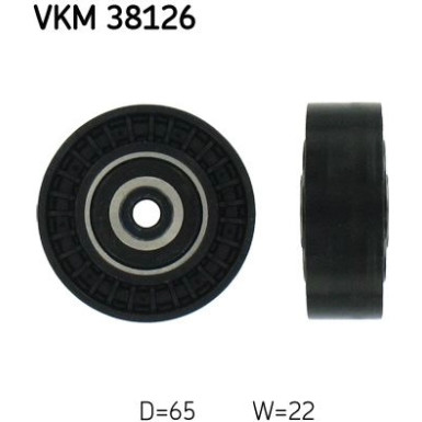 SKF Umlenk-/Führungsrolle, Keilrippenriemen VKM 38126